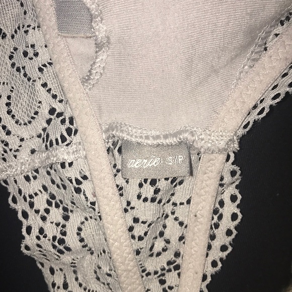 Pretty grey lace bralette from Aerie - Picture 5 of 5